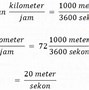 Rumus Mencari Kecepatan Jarak Dan Waktu